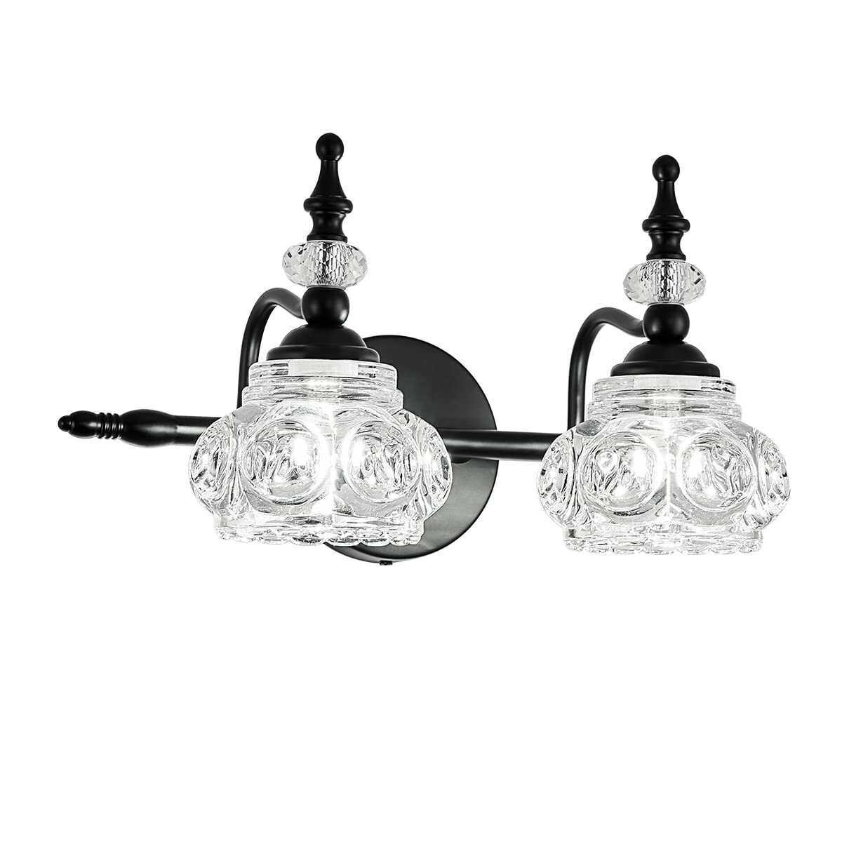 Retro 2 Light Vanity Light with regard to