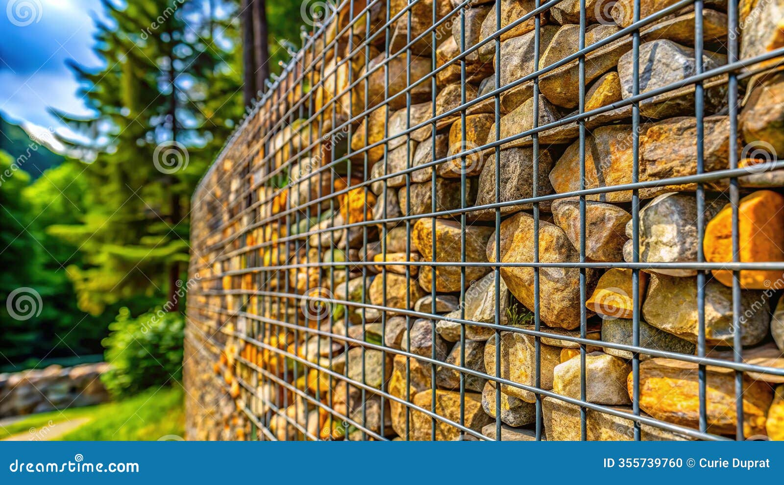 Rustic Stone Gabion Wall A Natural Sustainable Retaining Solution For ... with Elevate Your Outdoor Space with the Unexpected Beauty of Gabion Walls