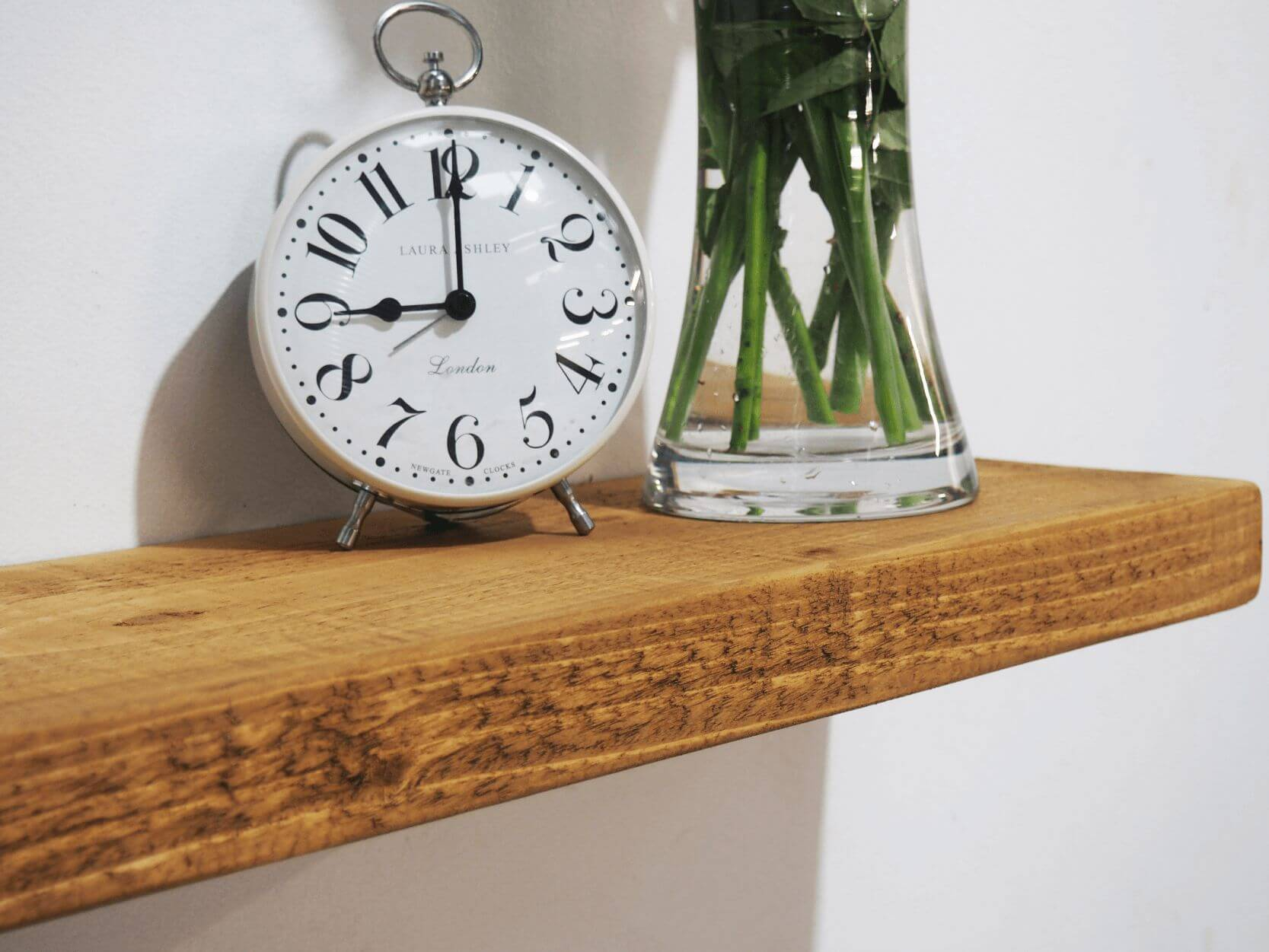 Rustic Wood Floating Shelf (15Cm) | Pine Wood Shelves | Solid Pine Shelf intended for