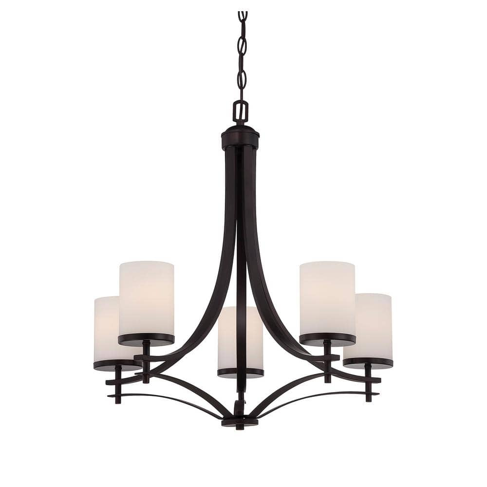 Savoy House Colton 26 In. W X 26 In. H 5-Light English Bronze ... with regard to Bringing Warmth and Style Home with an English Bronze Chandelier
