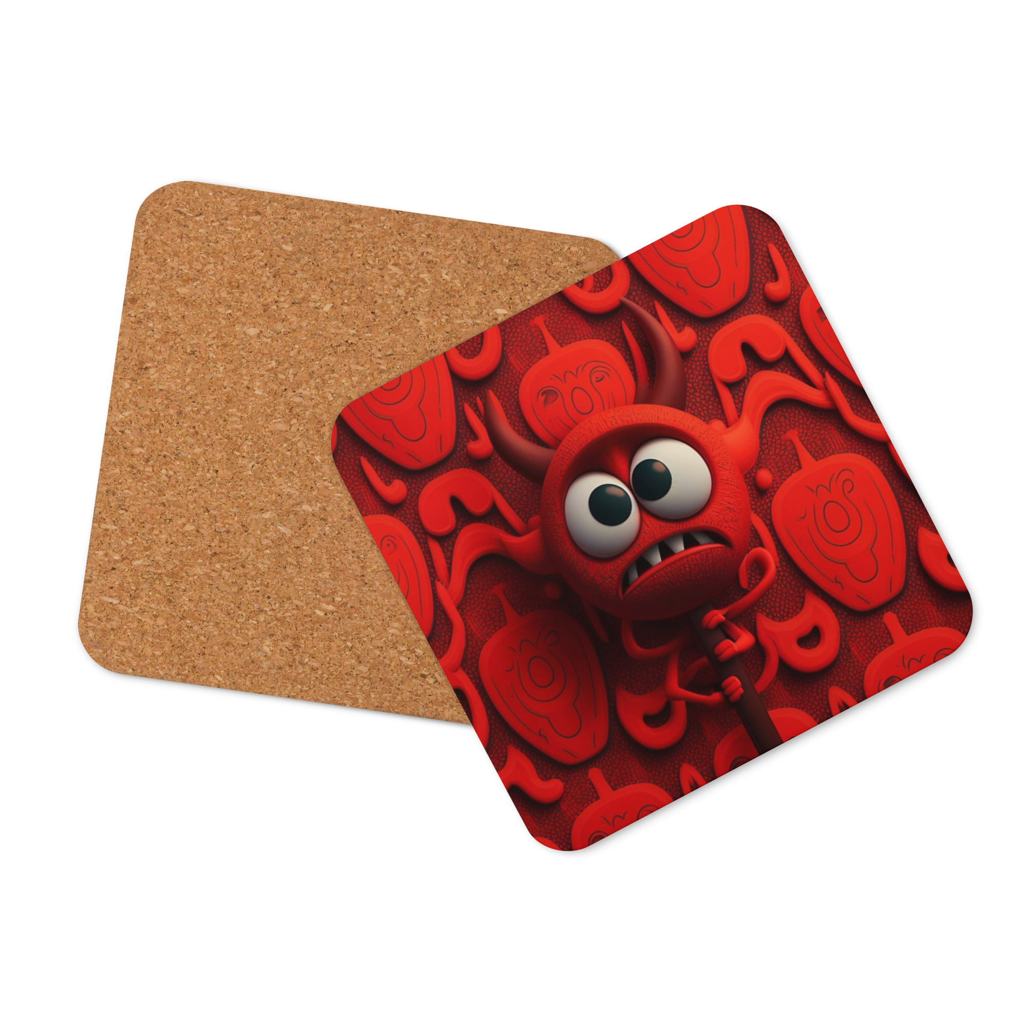 Sip With Impish Charm: Waterproof And Heat-Resistant Coaster – Monsters ... pertaining to Unlocking the Charm of the Coaster Elmcrest Shelf in Black and Gray Driftwood
