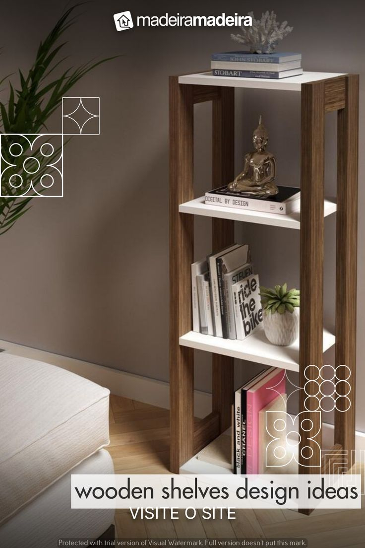 Sleek And Stylish-Modern Wooden Shelf Design Inspiration | Upgrade Your ... regarding