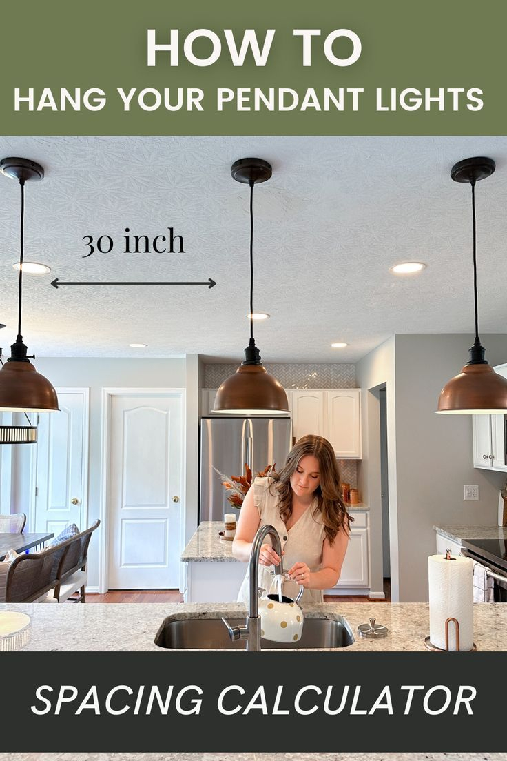 So Easy!! How High To Hang Kitchen Pendant Lights? Explained. | Kitchen ... with Illuminating Your Island Kitchen The Glacier 36" LED Rectangular Pendant Explained