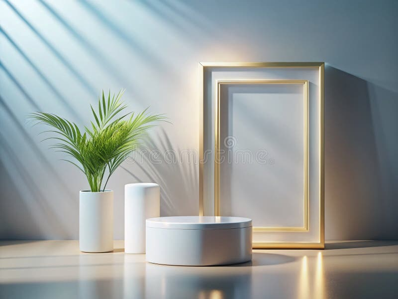 Stunning Product Presentation Elevated Display With Picture Frame Using ... throughout The Art of Presentation Elevating Displays with a 6 Tier Oval Shelf