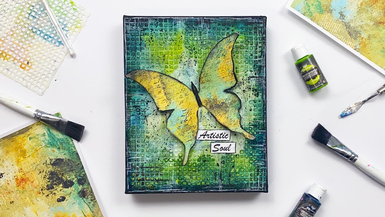 Thoughts Are Free; Original Painting In Mixed Media On Canvas, Wall Art ... regarding Bringing Your Walls to Life with "Airplane" Mixed Media Iron Art