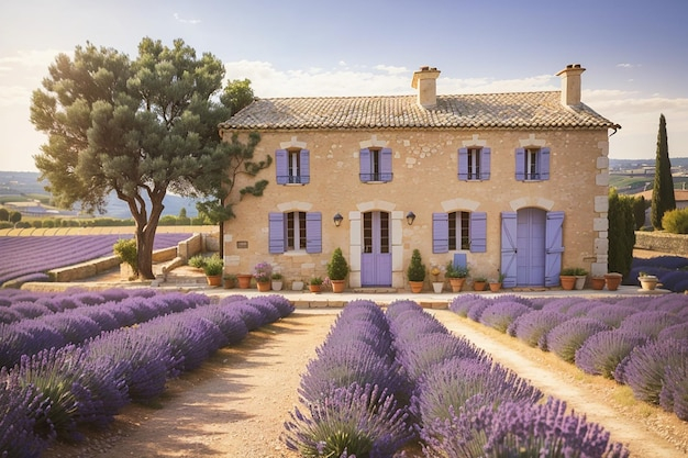 Timeless Charm Of Provence | Premium Ai-Generated Image with Provence Charm Restored Timeless Walls Meet Modern Living