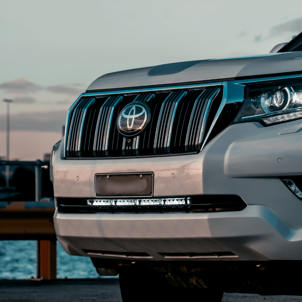 Toyota Prado 150 My2018-2023 Land Cruiser Behind Grille Light Bar Kit ... with regard to Unveiling the Prado 12x14" 8-Light Island Light A Design Deep Dive