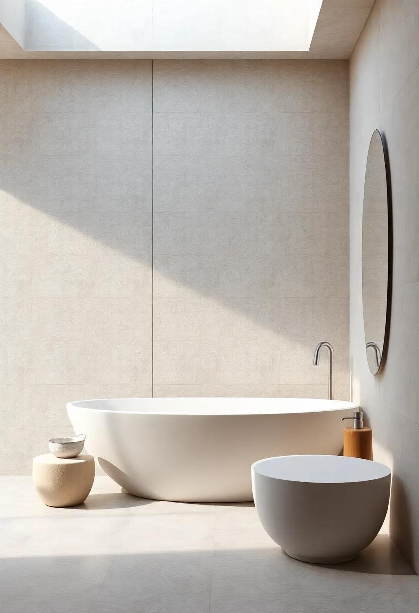 Transform Your Space: The Serenity Of Zen Bathrooms With Textured Walls ... pertaining to Unlock Serenity How Upholstered Walls Can Redefine Your Living Space
