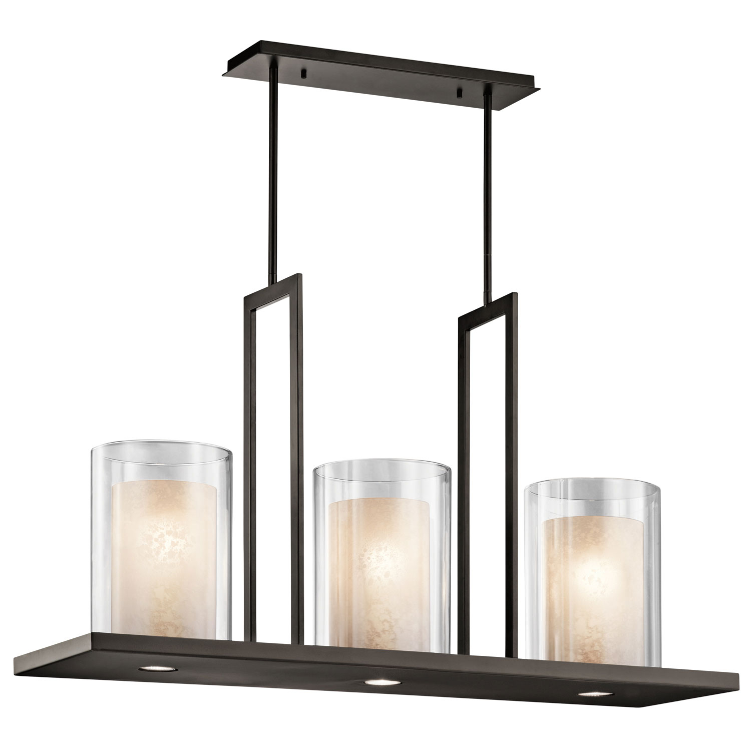 Triad Linear Chandelier By Kichler | 42548Oz | Khr237339 with regard to