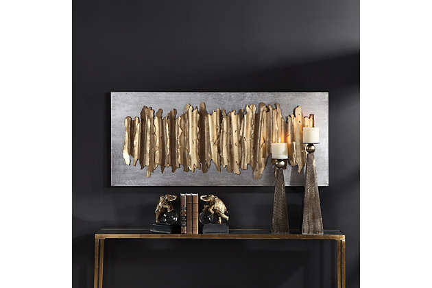 Uttermost Lev Gold Metal Wall Decor | Ashley with Your Guide to Incorporating the Uttermost Auley Gold Wall Shelf