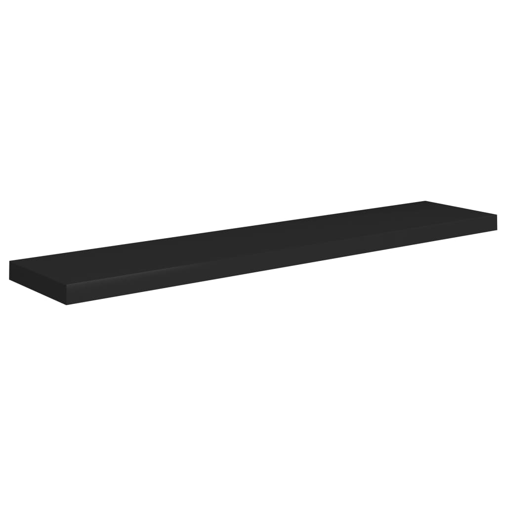 Vidaxl Floating Wall Shelves 2 Pcs Black 120X23.5X3.8 Cm Mdf | Vidaxl ... for Your Guide to Stylish Storage with Vidaxl Floating Wall Shelves