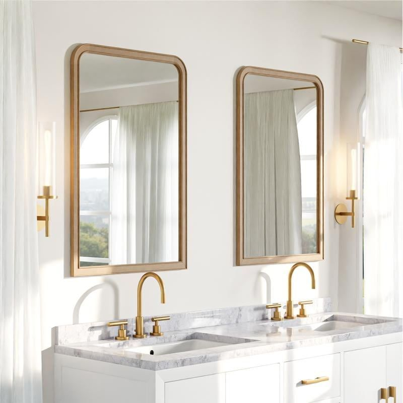 Wall Mirrors In 2025 | Farmhouse Wall Mirrors, Farmhouse Style Bathroom ... with regard to