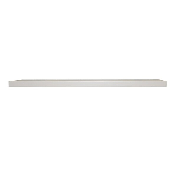Wall Mounted 48-Inch White Floating Shelf - Free Shipping On Orders ... in Explore Creative Lighting Solutions with a 48" White Floating Shelf