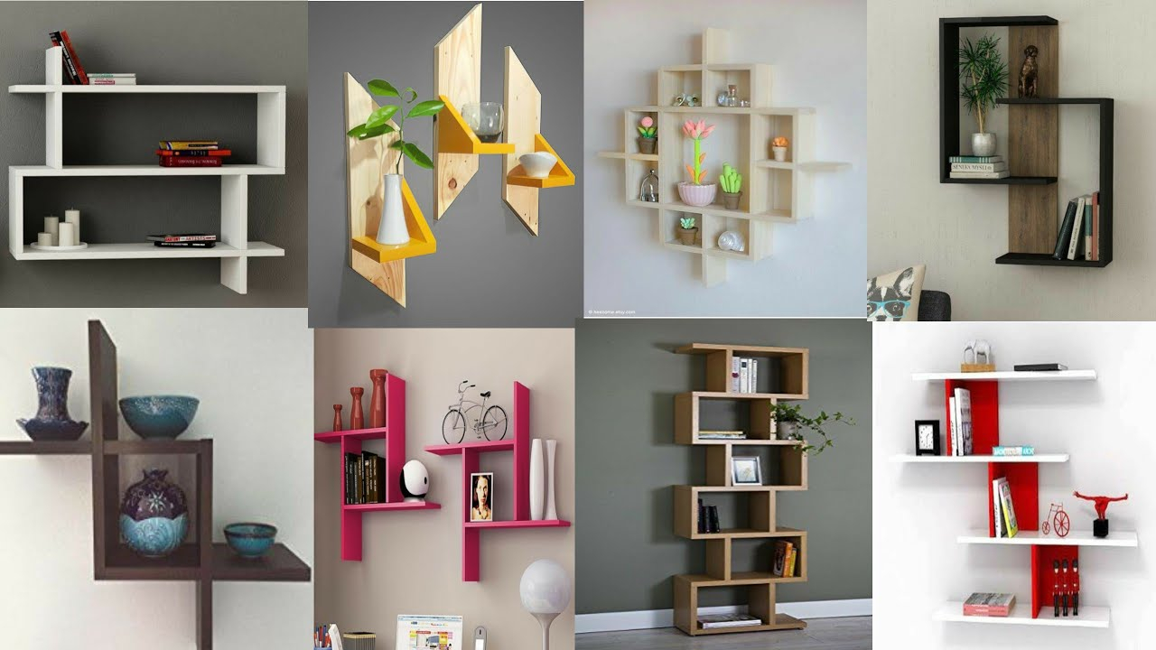 Wall Shelves Designs Walnut Built-In Shelves In Neutral, Midcentury ... with regard to Beyond Storage Clever Design Ideas for Wall Cabinets