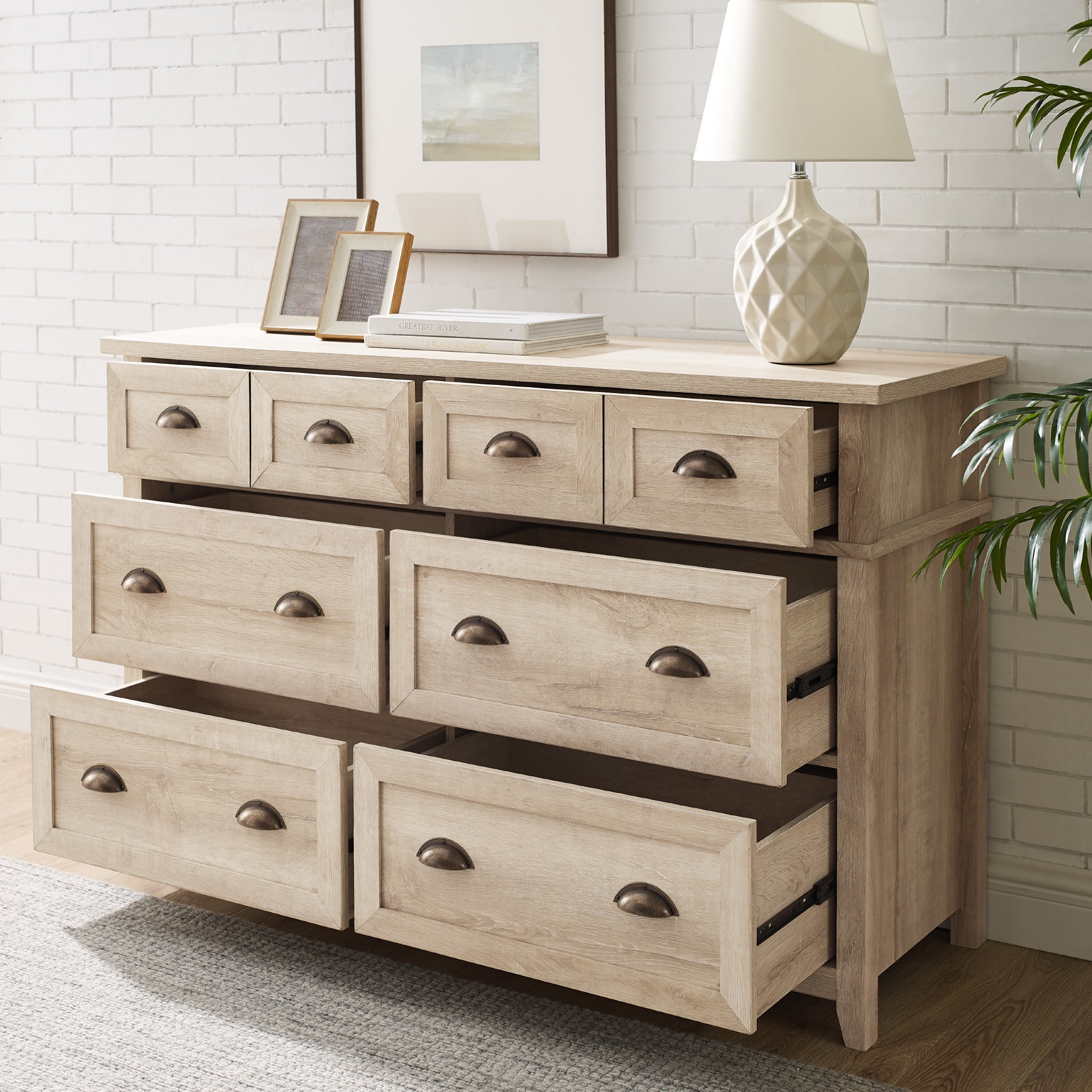 White Wooden Dresser Chest At Bruce Green Blog inside Elevate Your Storage Solutions with the Peridot 6 Drawer Dresser