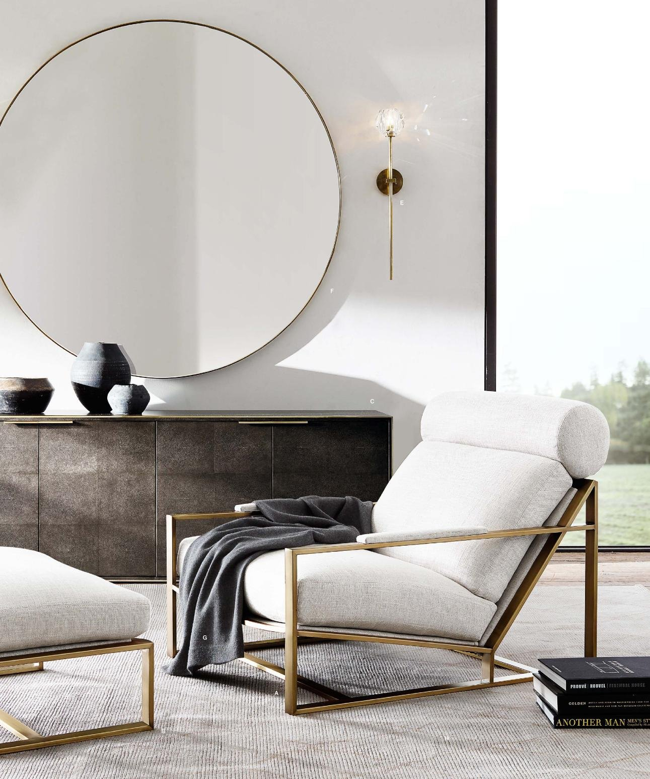 10 Amazing Modern Interior Design Mirrors For Your Living Room intended for
