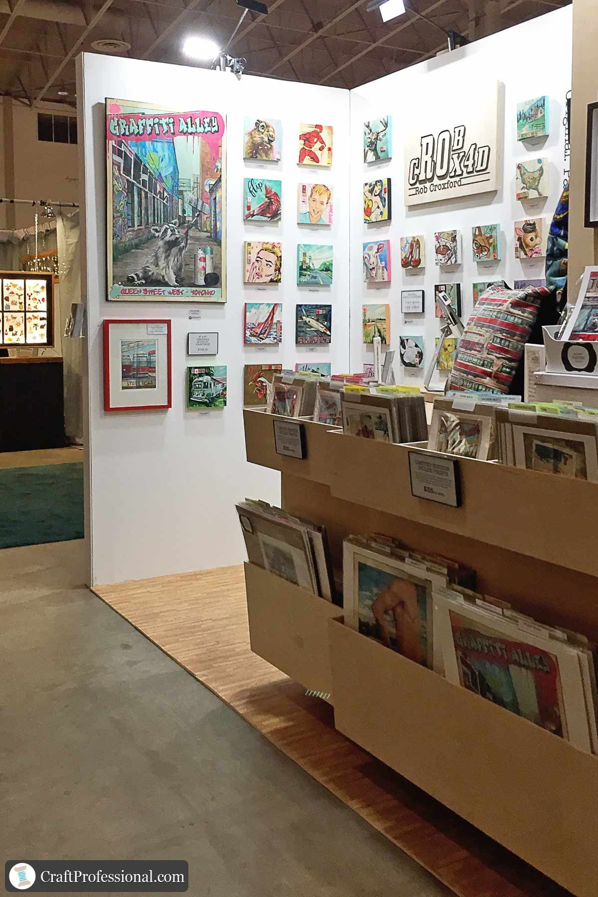 10 Art Show Display Ideas To Show Paintings & Prints In A Craft Booth in Mastering the Art of Display with a Mirror Assortment Set of 10