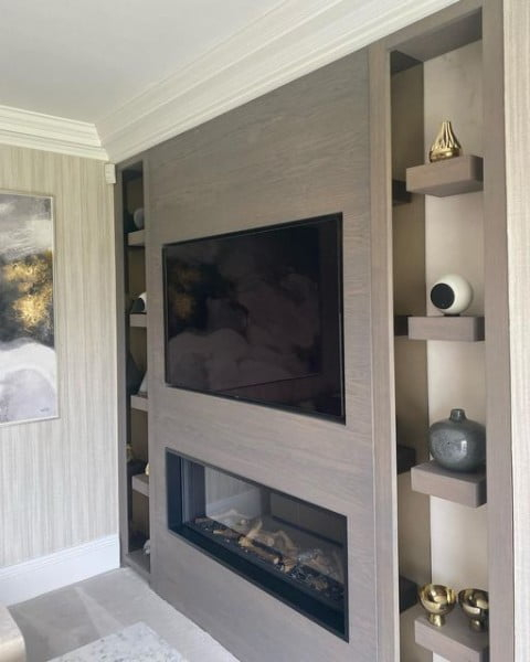 10 Practical And Cozy Bedroom Tv Wall Ideas pertaining to Mastering the Media Wall Your Guide to Invisible TV Solutions