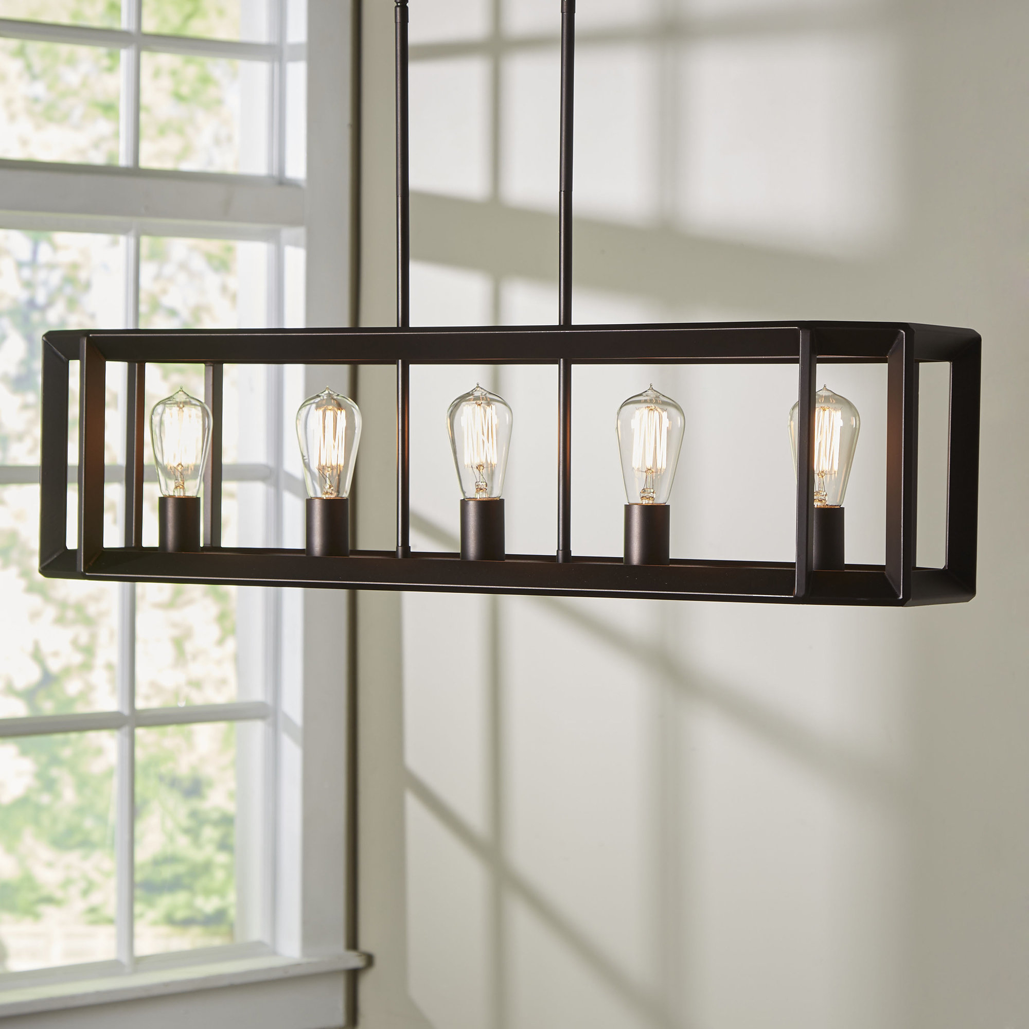15 Best Ideas Delon 5-Light Kitchen Island Linear Pendants regarding