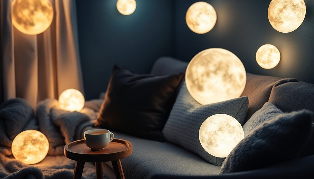 15 Best Moon Lamps To Illuminate Your Space With Celestial Charm ... in Bringing Celestial Charm Home with HomeRoots Moon Phase Mirrors