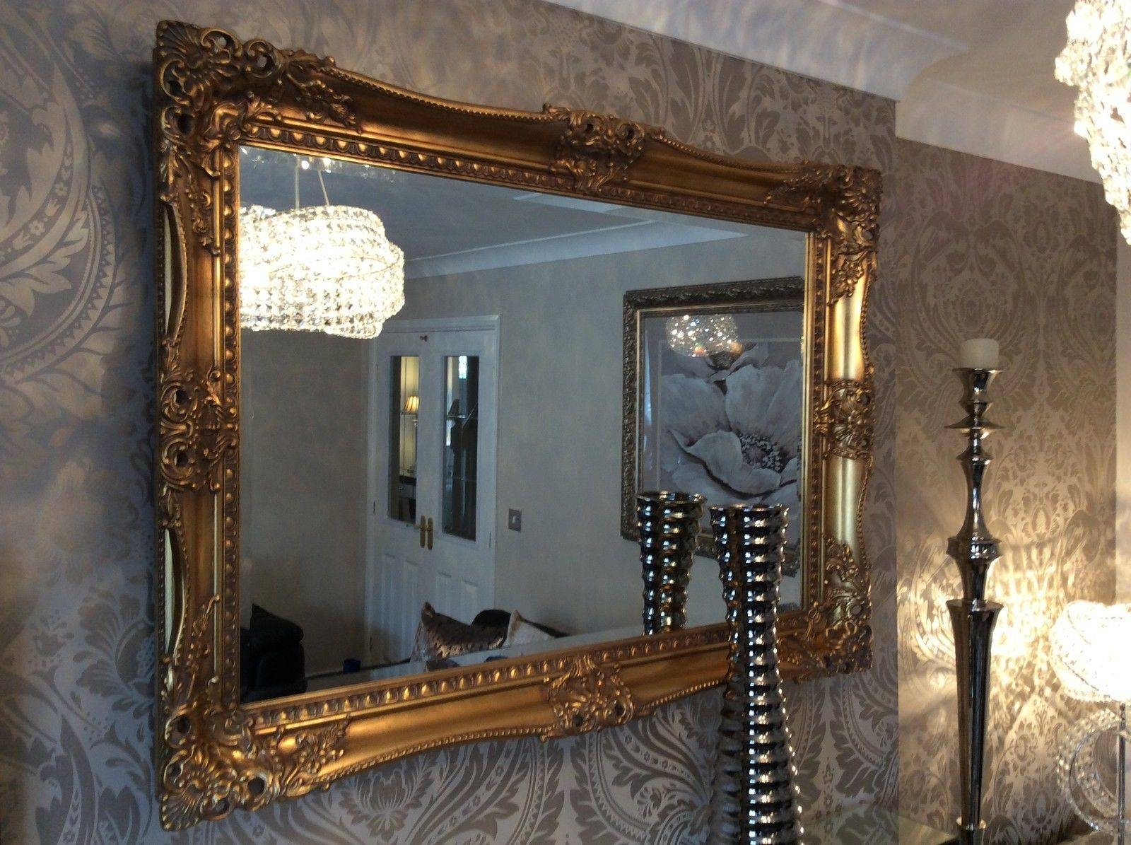 15 The Best Large Gold Antique Mirrors with regard to
