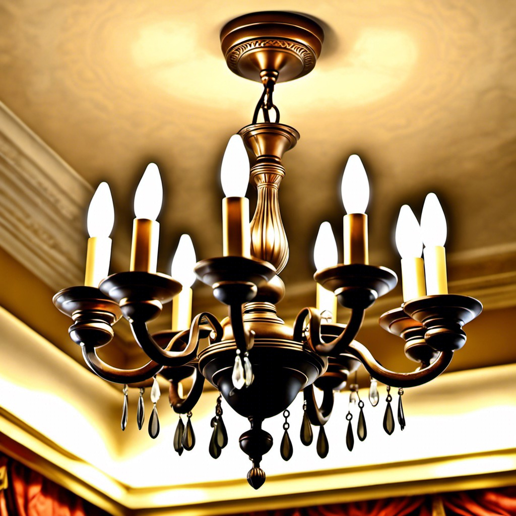 20 Elegant Low Ceiling Chandelier Ideas: Your Ultimate Guide To Home ... within The Art of Light Exploring the Design of the Albettone Iron Chandelier