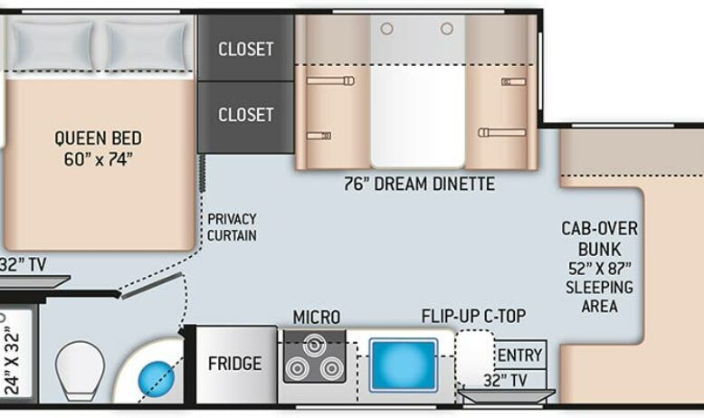 2020 Thor Daybreak 24Go – Diesel, Low Miles, Full Wall Slide – Short ... with regard to The Daybreak 24 Wall Mount Design Considerations for a Seamless Look