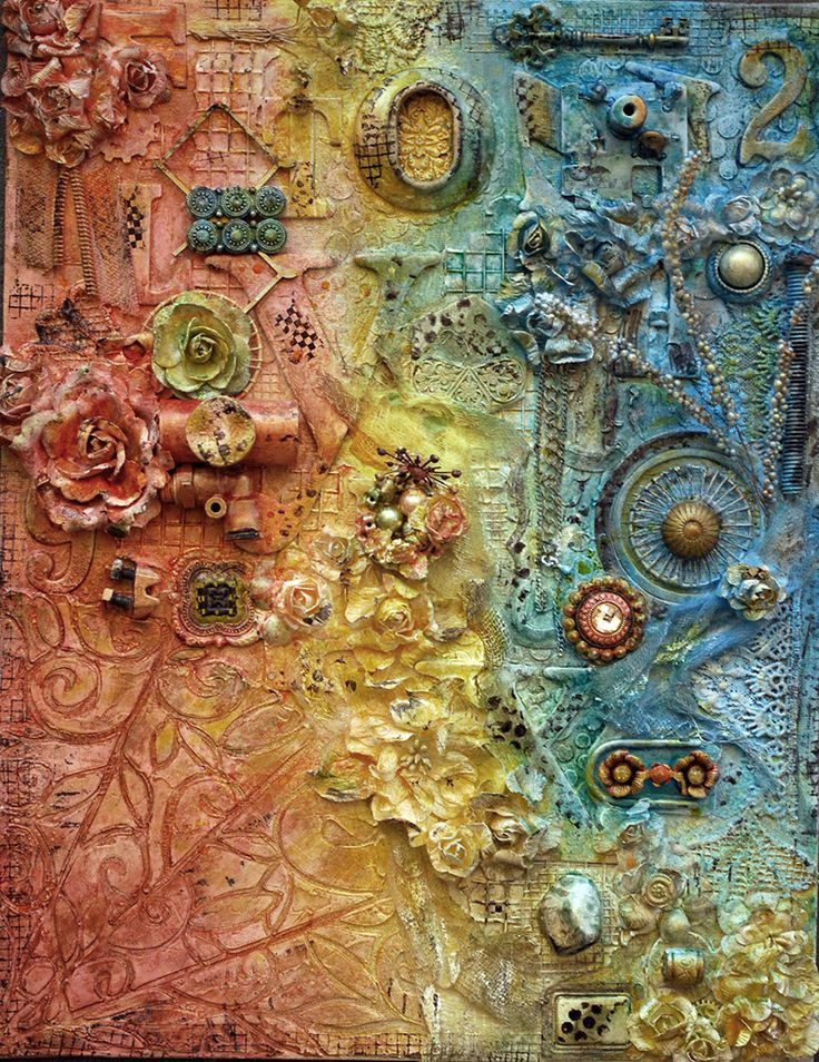 225 Best Mixed Media Texture Images On Pinterest ... | Mixed Media Art ... throughout Exploring the Unique Textures in "Blue Bus" Mixed Media Art