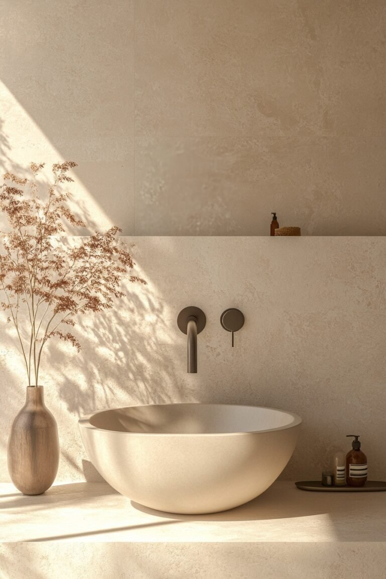 29 Transitional Bathroom Design Ideas For A Classic Yet Contemporary ... throughout Designing a Transitional Oasis Natural Spa Style with Gallerie Decor