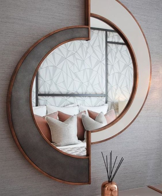 46 Unique Modern Mirrors That Completely Change The Space - Digsdigs regarding Finding the Perfect Baldwin Mirror for Your Unique Space