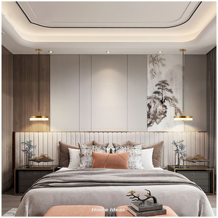 5 Bedding Trends To Elevate Your Bedroom Aesthetic/Bedroom Lighting ... with regard to Elevate Your Bedroom Aesthetics With These 50 Accent Wall Concepts