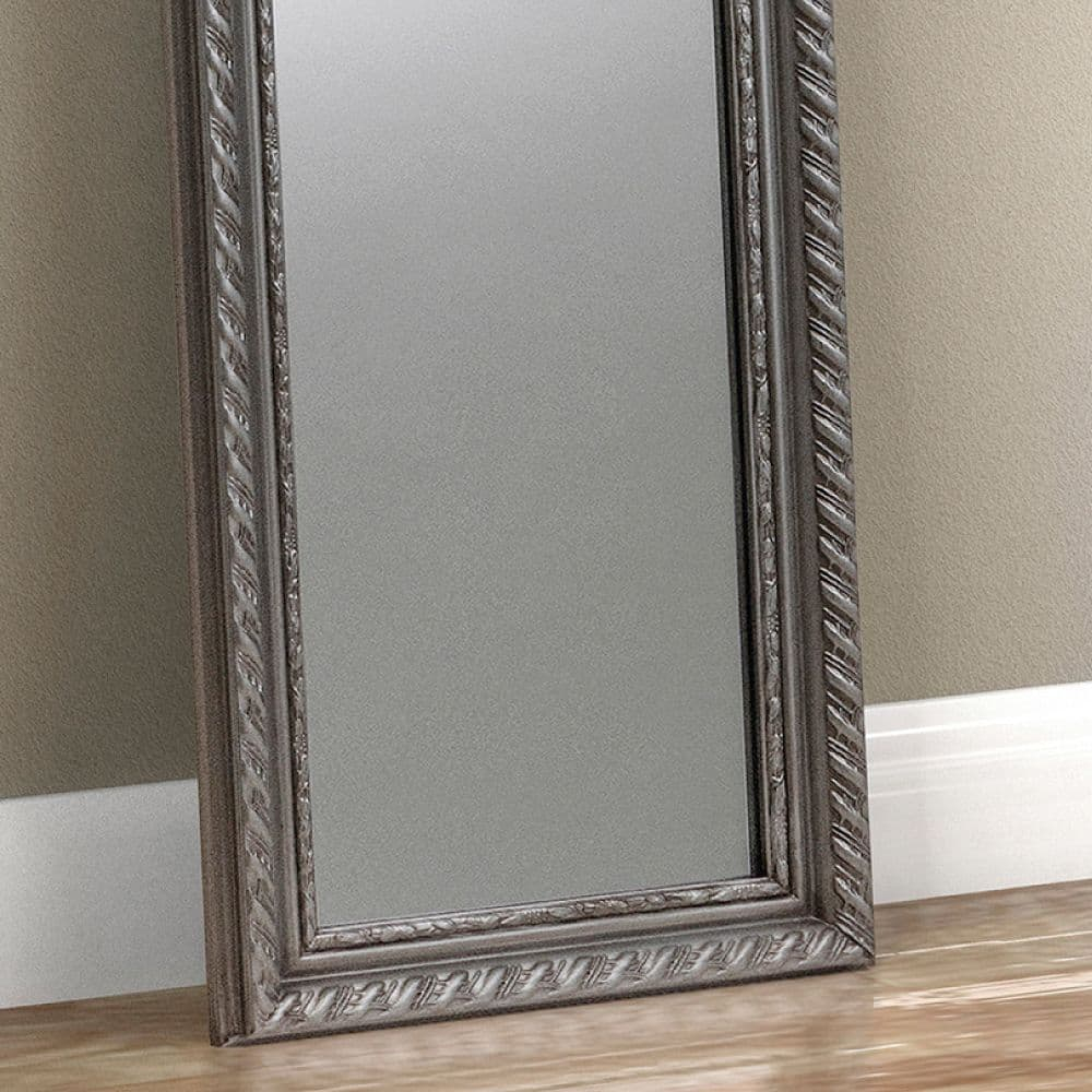 Allegro Pewter Dress Mirror | Make It Homely inside