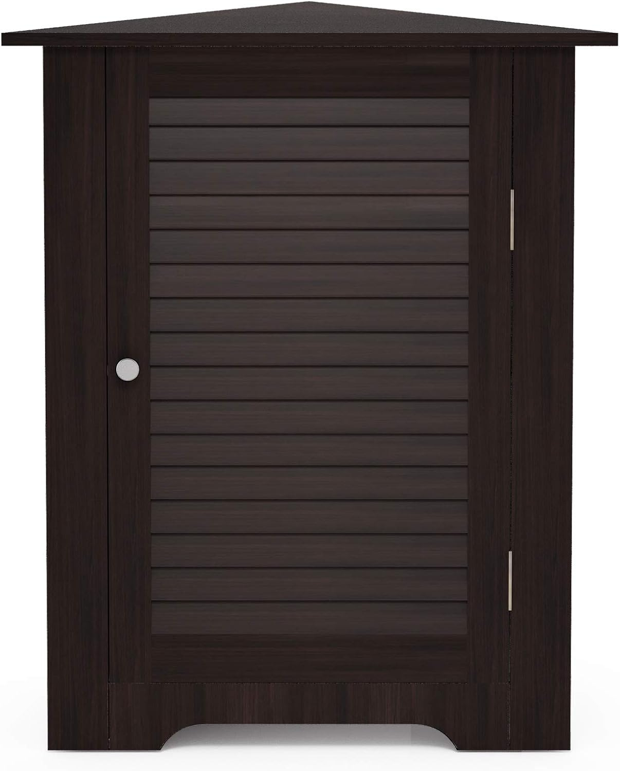 Amazon.com: Furinno Indo Corner Louver Door Cabinet, Espresso : Home ... pertaining to