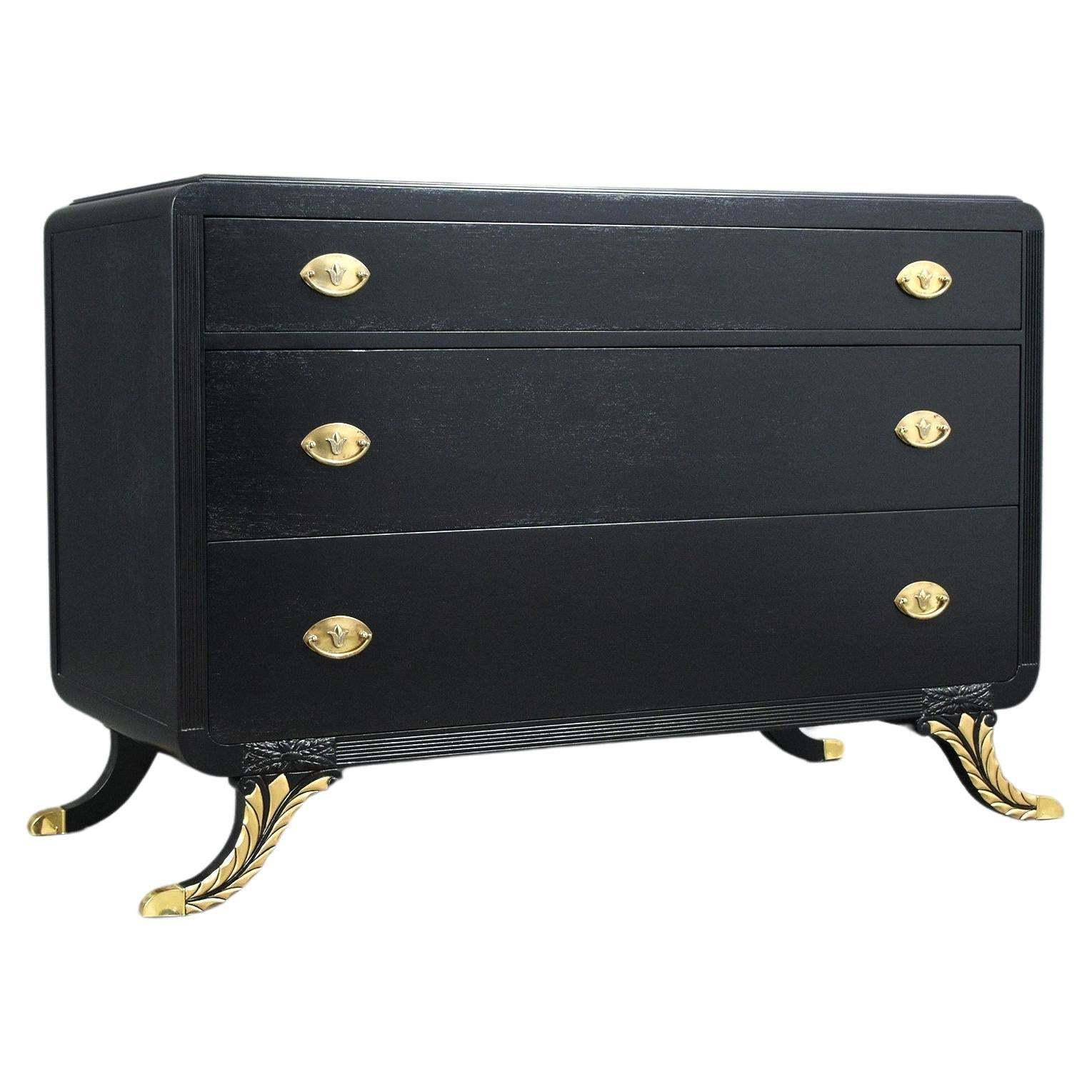 Antique Empire Ebonized Dresser: Timeless Craftsmanship Meets Modern ... in