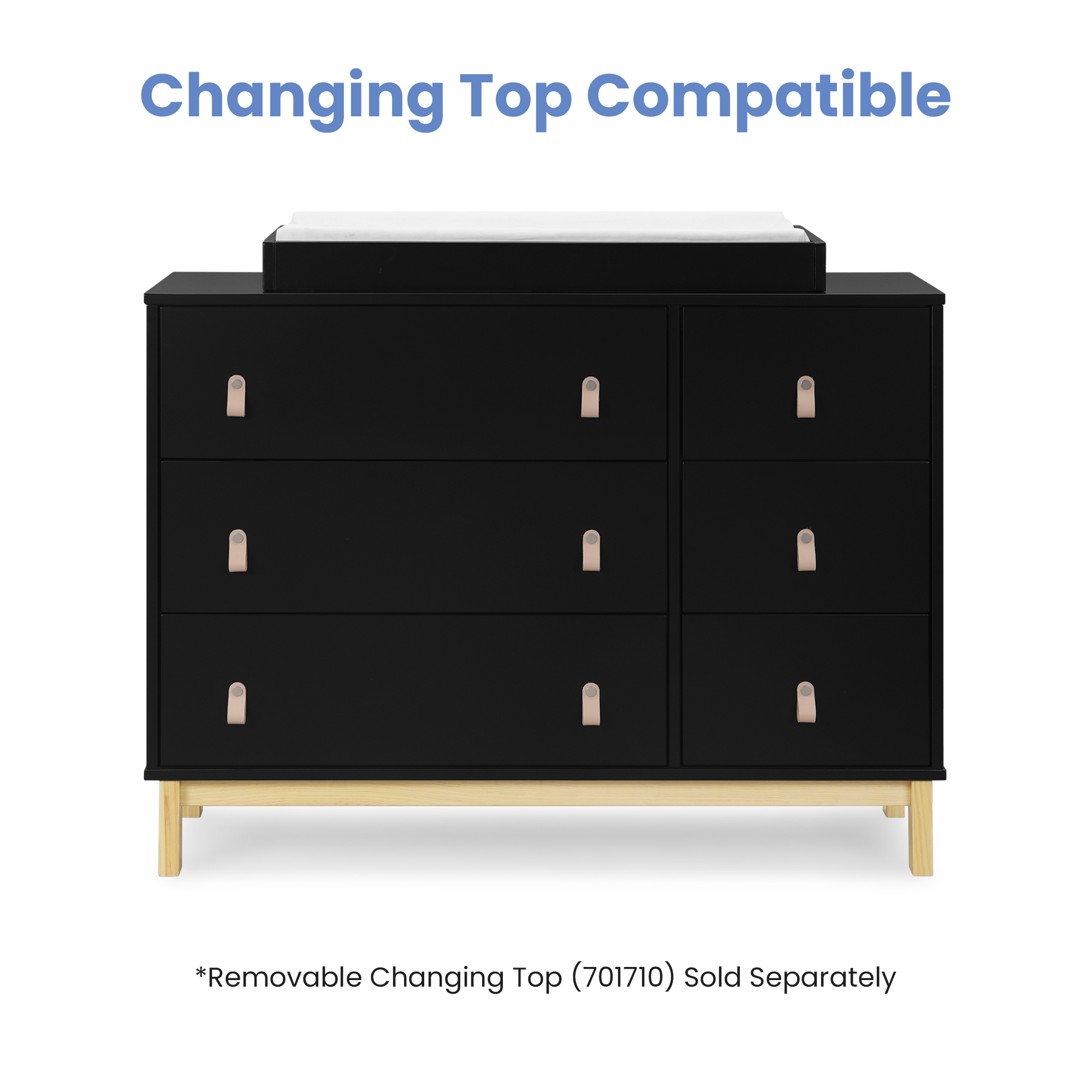 Babygap Legacy 6 Drawer Dresser With Leather Pulls - Delta Children for Transforming Your Space with the London Place 6-Drawer Chest