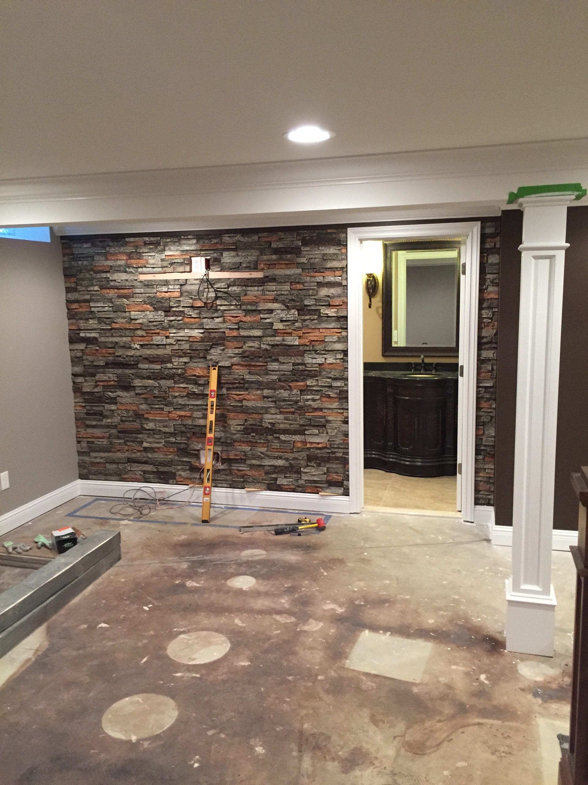 Basement Wall Ideas: Check Out This 3 Hour Project - Barron Designs pertaining to Innovative Ways to Implement Open Walls in Your Home Renovation
