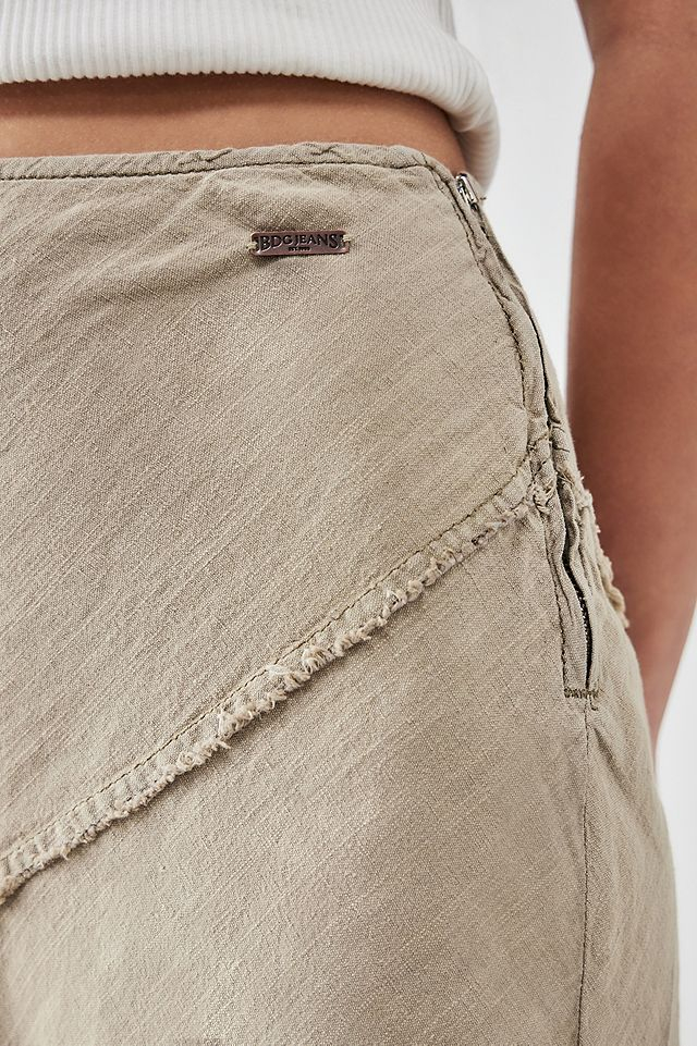 Bdg Daria Linen Maxi Skirt | Urban Outfitters Uk within