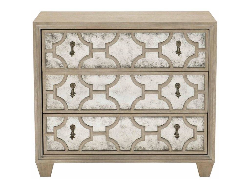Bernhardt Santa Barbara Transitional Nightstand With 3 Drawers | Malouf ... for Unveiling the Timeless Charm of the Bernhardt Santa Barbara Dresser