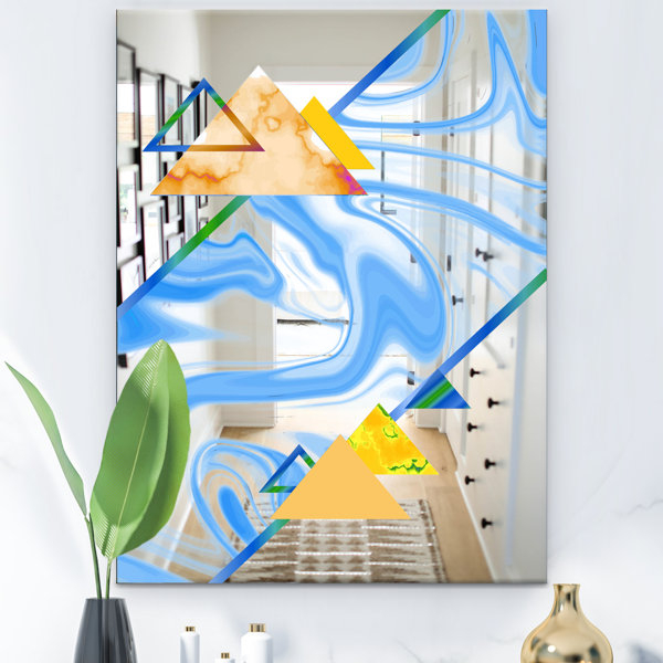 Bless International Triangular Spacy Spheres Accent Mirror - Wayfair Canada in