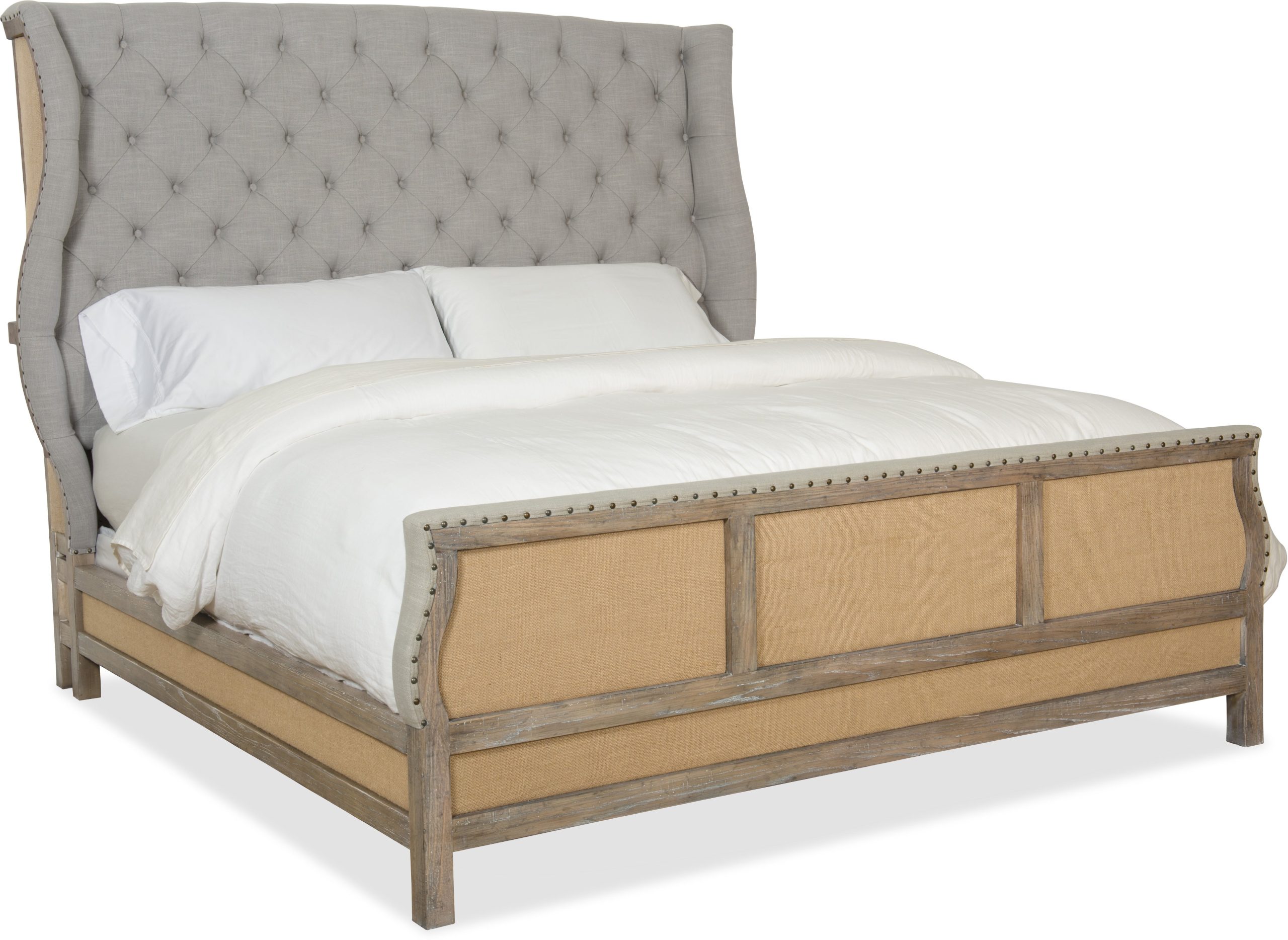 Boheme Bon Vivant De-Constructed Queen Panel Bed 5/0 - Globe Imports within