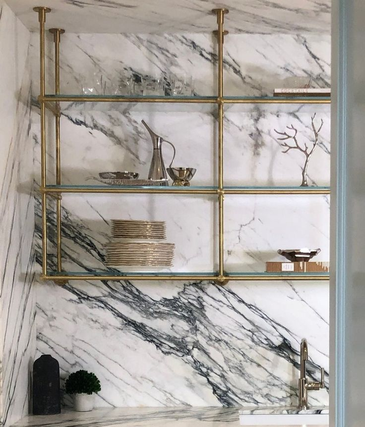 Brass Bistro Shelf Connector Fully Customizable Shelving Unit Made To ... with