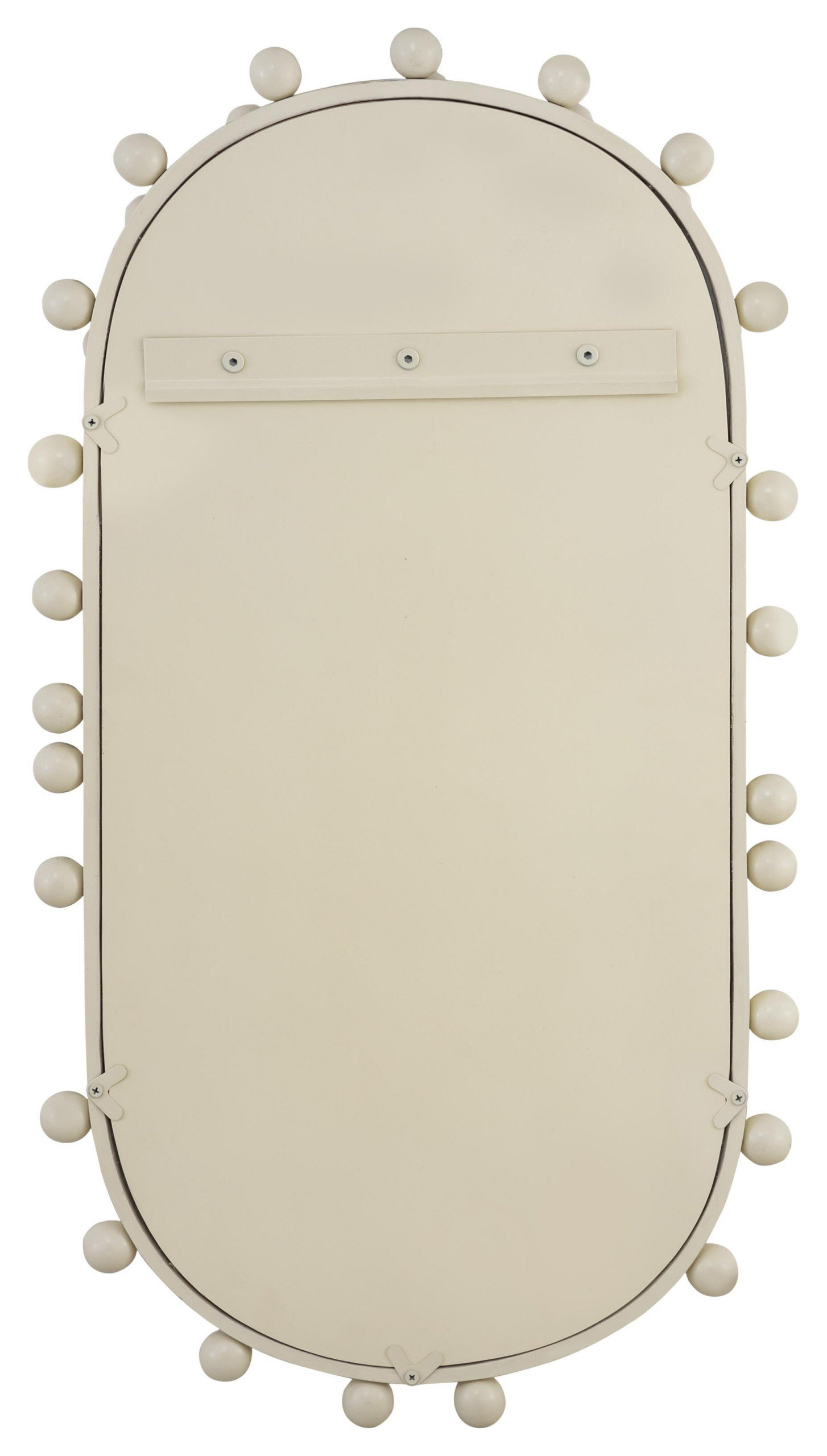 Bubbles Oval Wall Mirror, Small - Transitional - Wall Mirrors - By Tov ... pertaining to