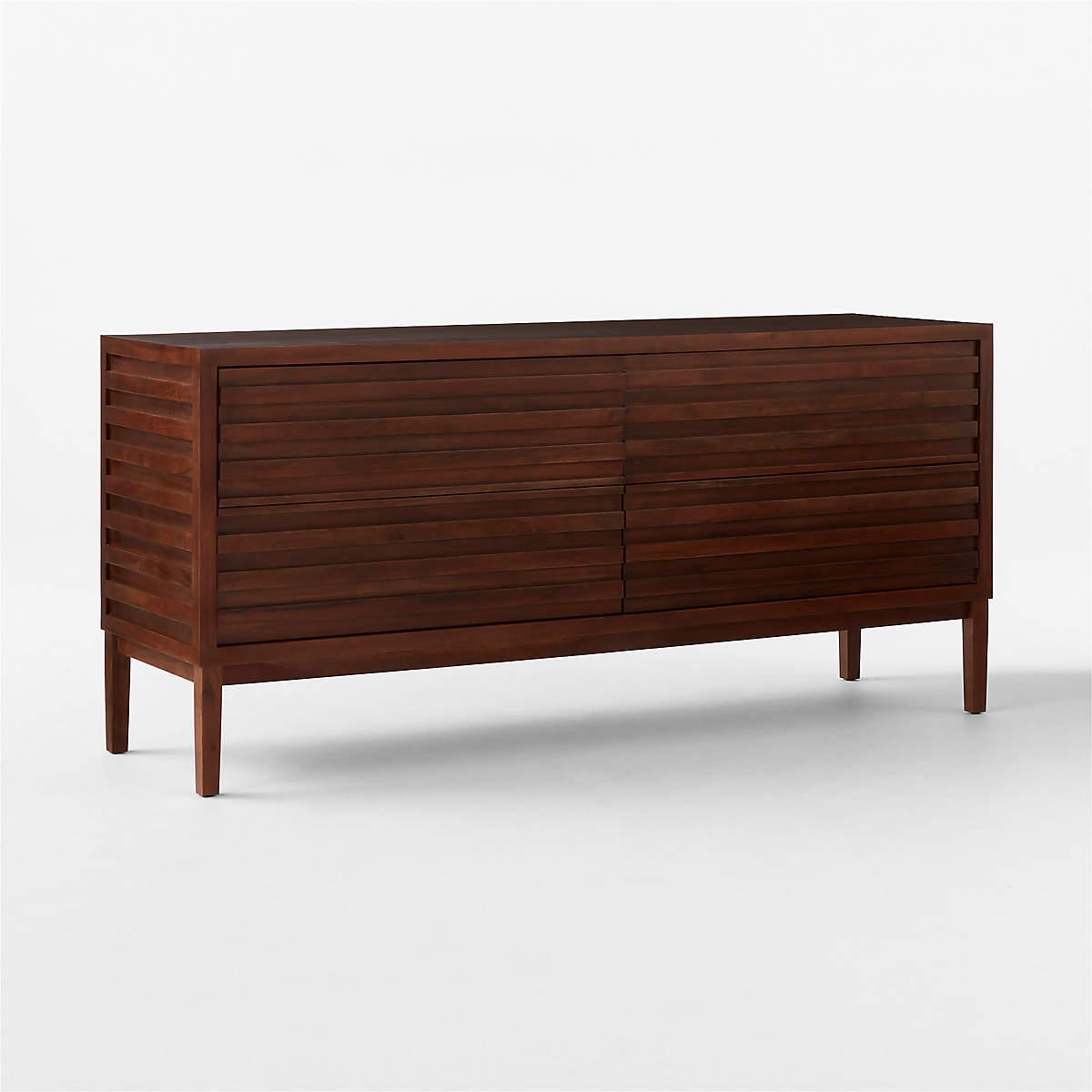 Campo 4-Drawer Acacia Wood Dresser + Reviews | Cb2 within