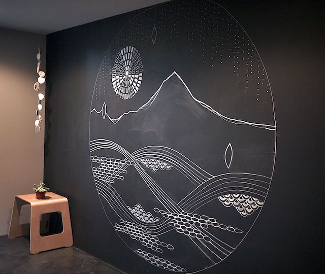 Cathy Mcmurray - Prana Art Instilation - Sketching Out The Mural Design ... pertaining to