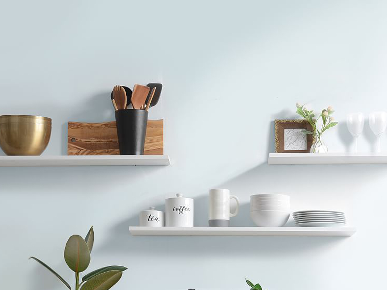 Choose A White Floating Shelf | National Assemblers for