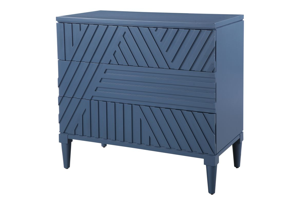 Colby Blue Drawer Chest At Gardner-White with How to Style Your Uttermost Colby Blue Drawer Chest for Maximum Impact