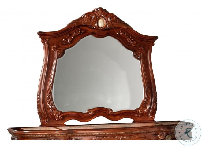 Cortina Honey Walnut Dresser Mirror From Aico | Coleman Furniture in