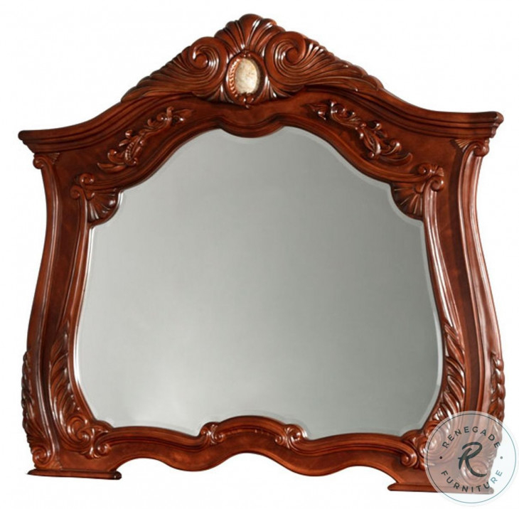 Cortina Honey Walnut Dresser Mirror From Aico | Coleman Furniture intended for