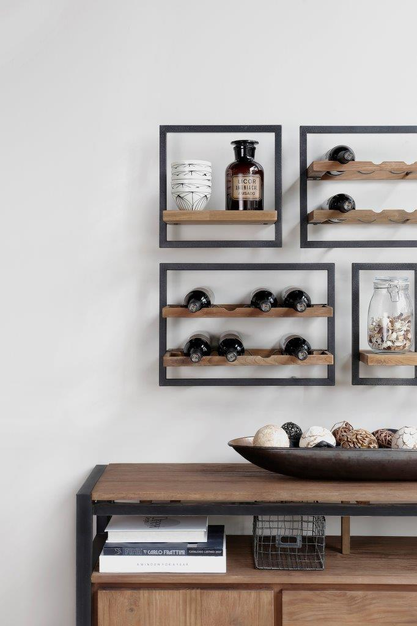 D-Bodhi Metal Frame Wall Box In Natural Dba55 - 1Stopbedrooms. intended for Key Considerations Before Installing a D-Bodhi 14" Metal Frame Shelf