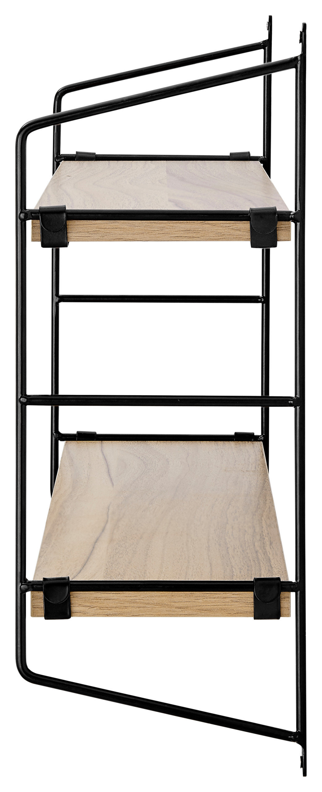 Danya B. Severini Floating Bracket Farmhouse Two-Tier Wall Shelf ... for Elevate Your Space How to Style the Danya B. 2-Tier Industrial Shelf